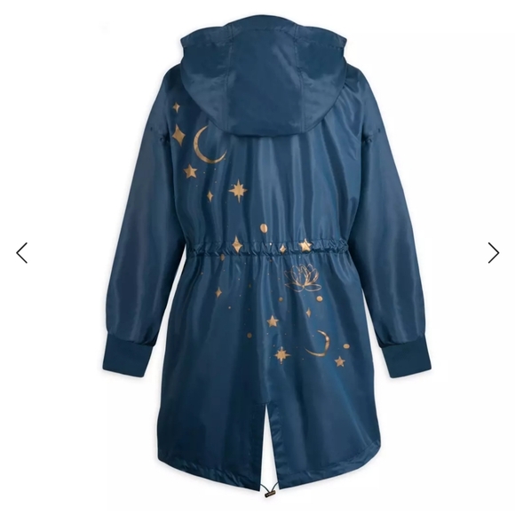 Disney Blue and Gold Raincoat with Hood NWOT - Picture 4 of 5